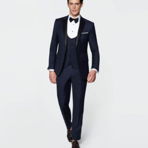S- Royal Black Linen Mix – Samoo
