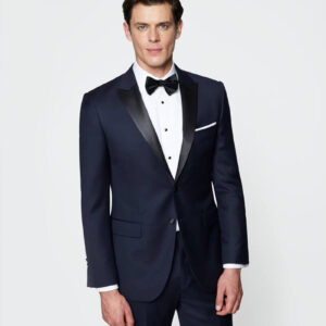 S- Royal Black Linen Mix – Samoo