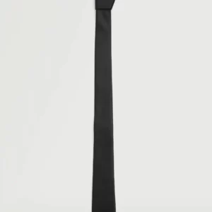 Black satin tie